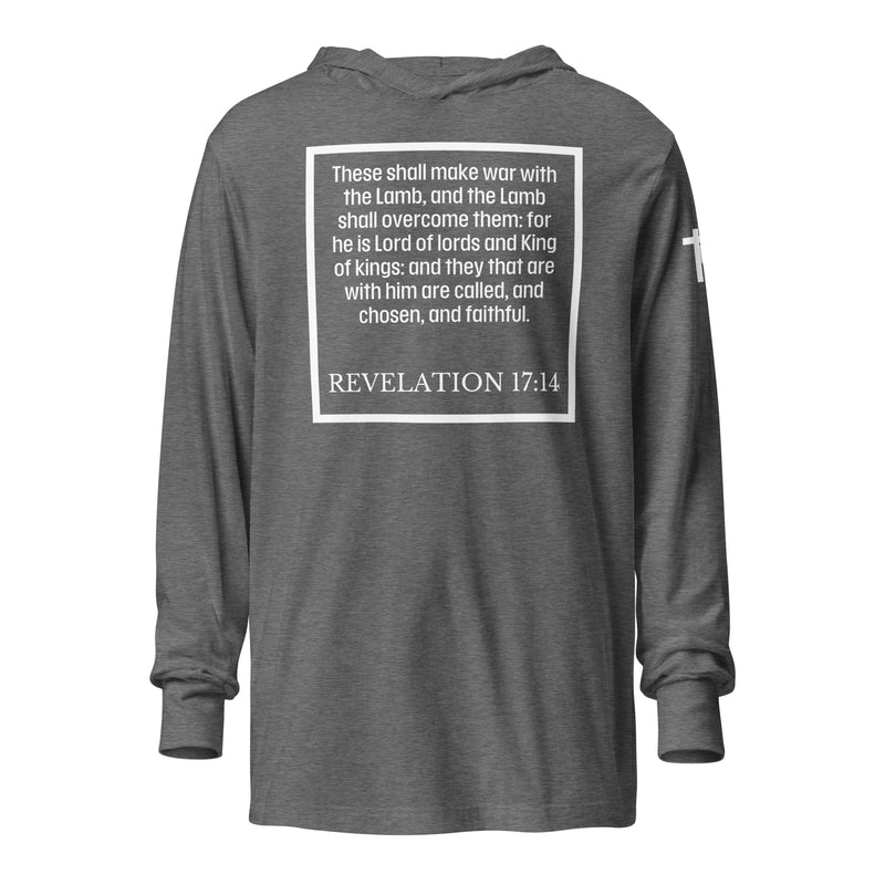 Revelation 17:14 Hooded long-sleeve