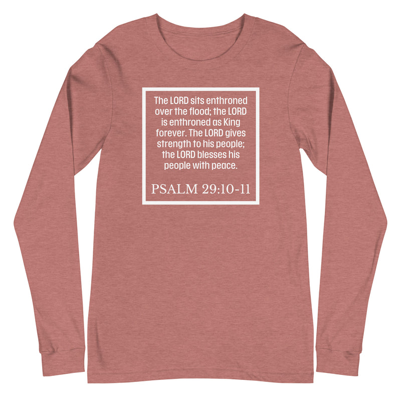 Psalm 29:10-11 Long Sleeve