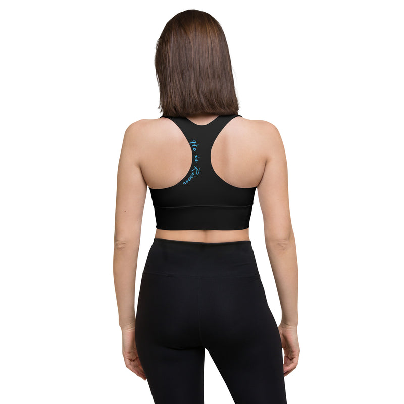 Longline sports bra