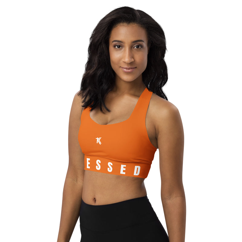 Longline sports bra