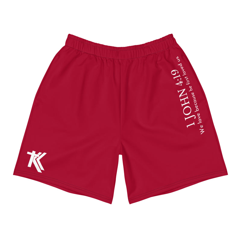 Men's 1 John 4:19 Athletic Bottoms