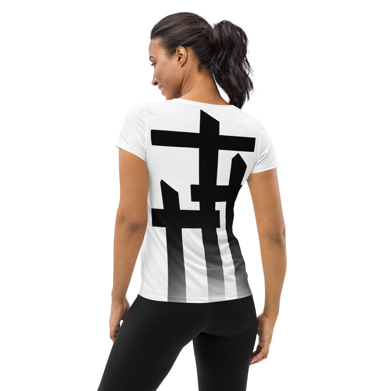 All-Over Print Women's Athletic T-shirt