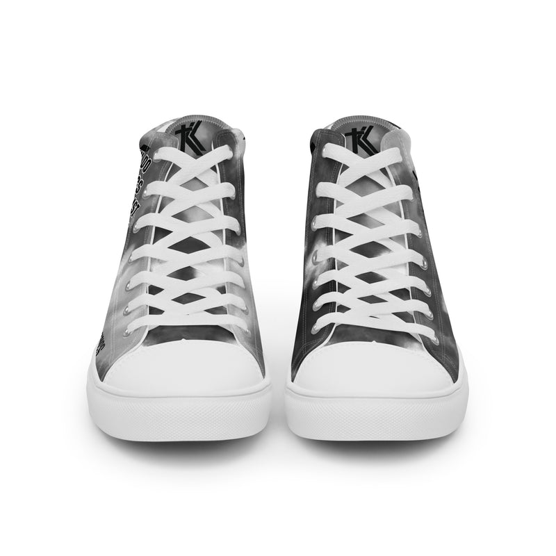 Men’s high top canvas shoes