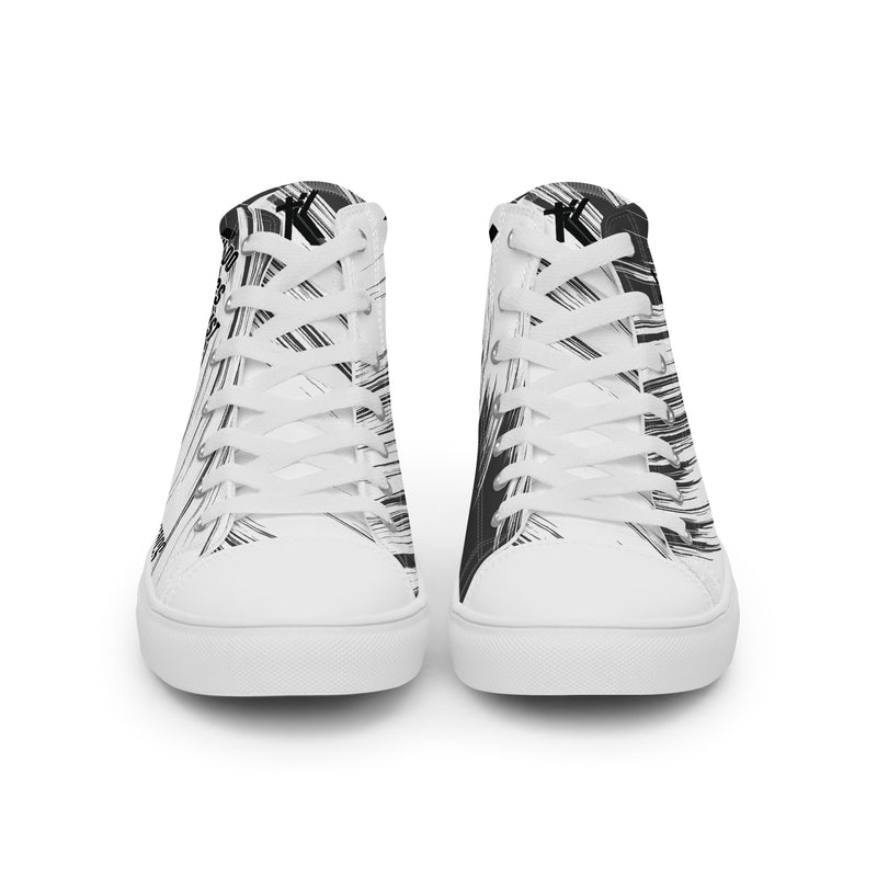 Men’s high top canvas shoes