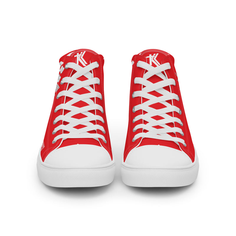 Men’s high top canvas shoes