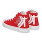 Men’s high top canvas shoes