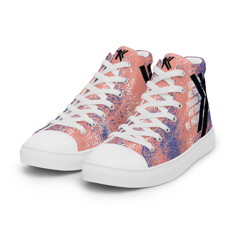 Men’s high top canvas shoes