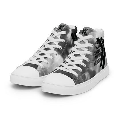 Men’s high top canvas shoes