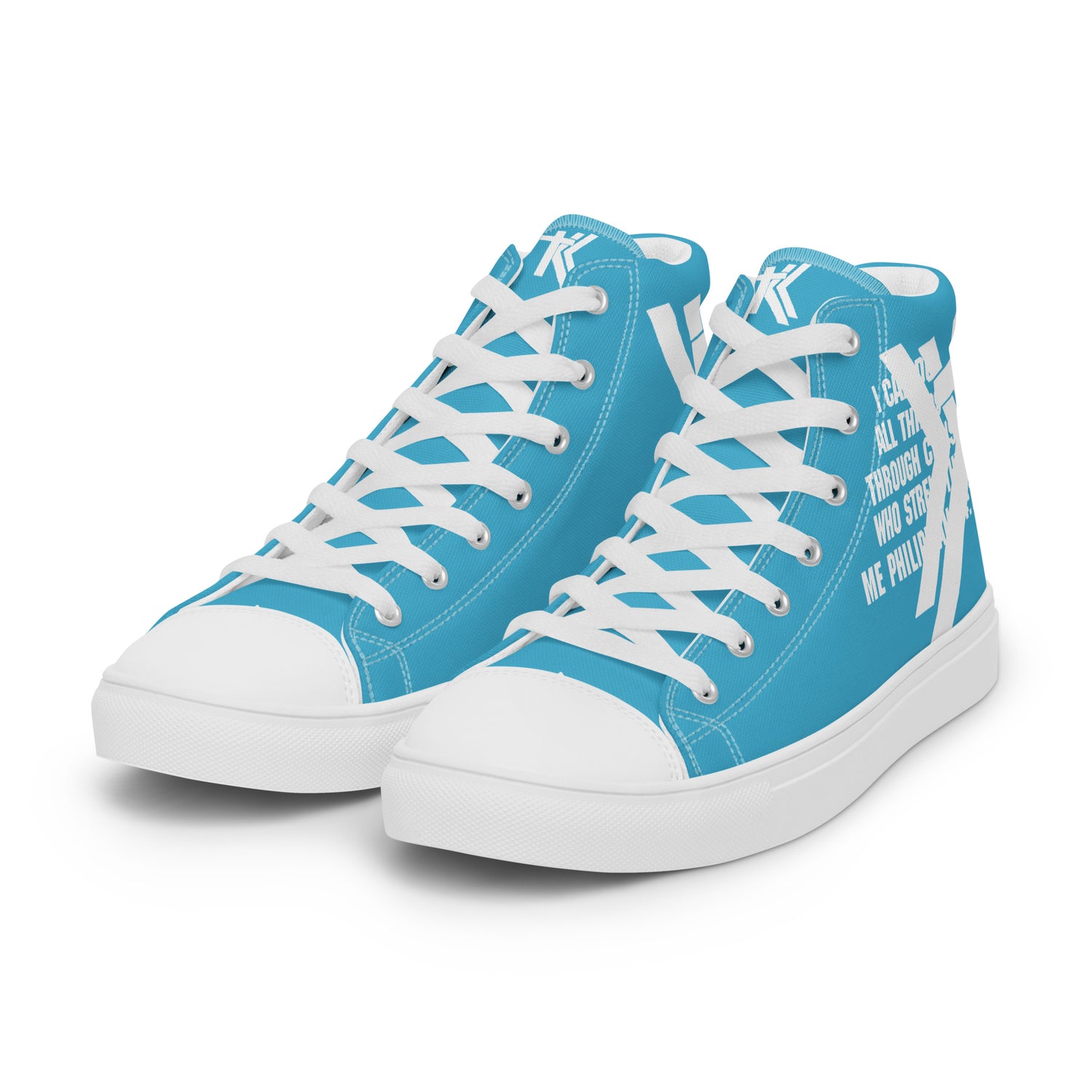 Men’s high top canvas shoes