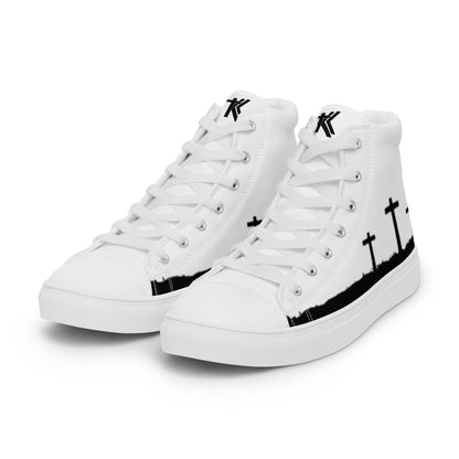 Men’s high top canvas shoes