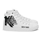 Men’s high top canvas shoes