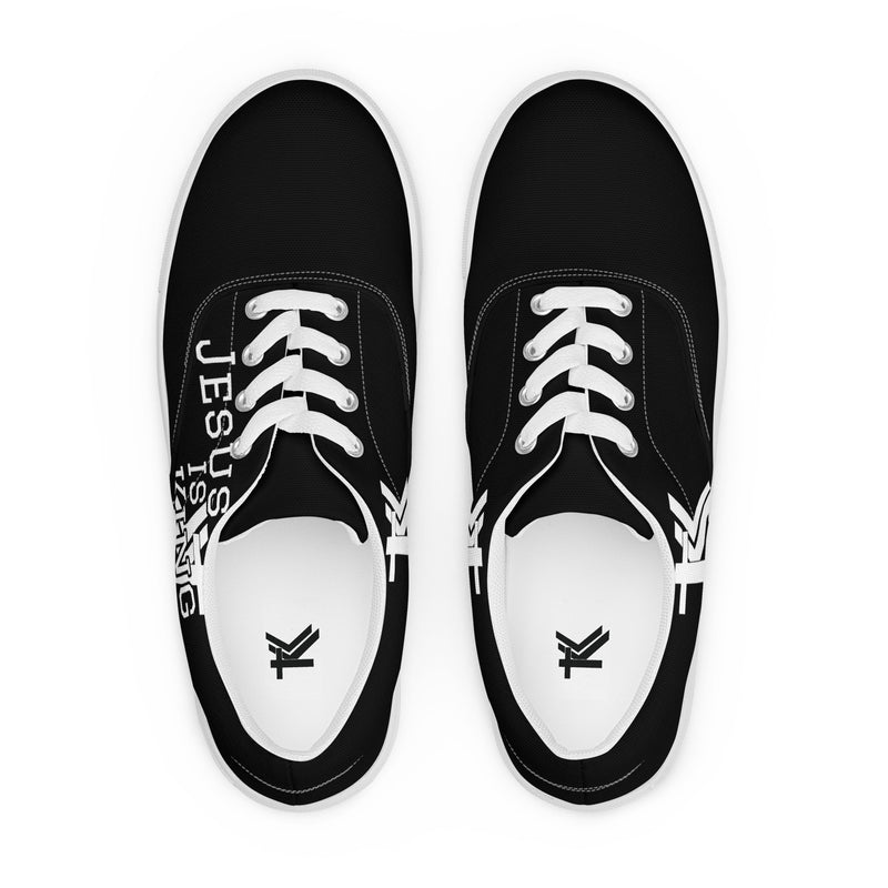 Men’s lace-up canvas shoes