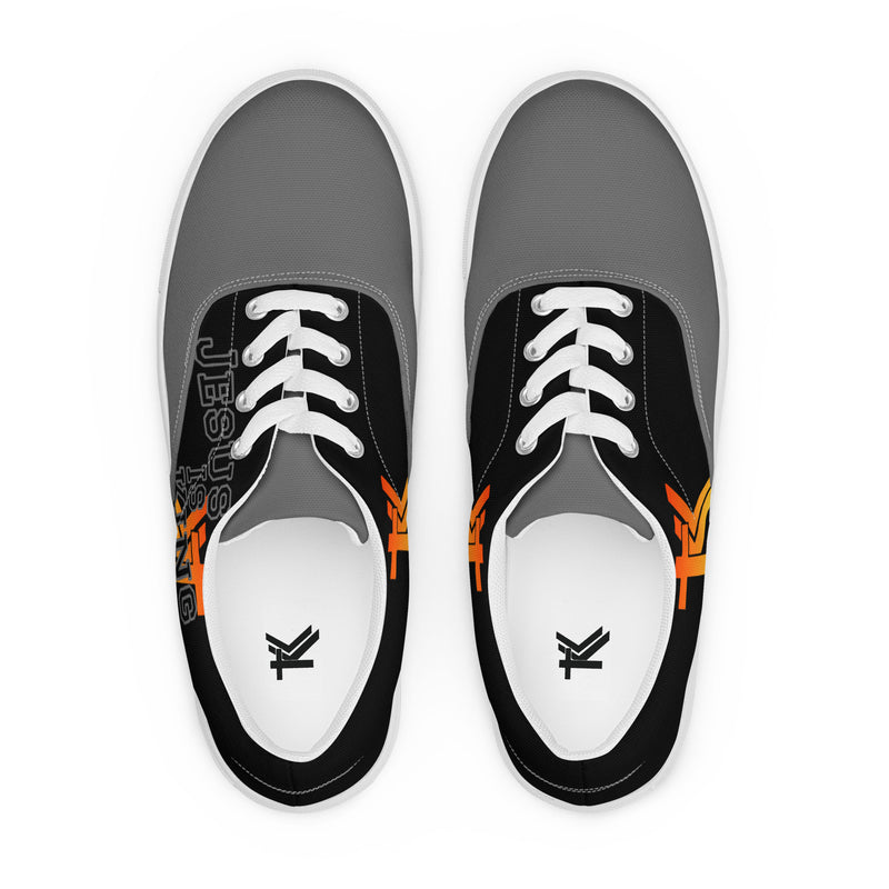 Men’s lace-up canvas shoes