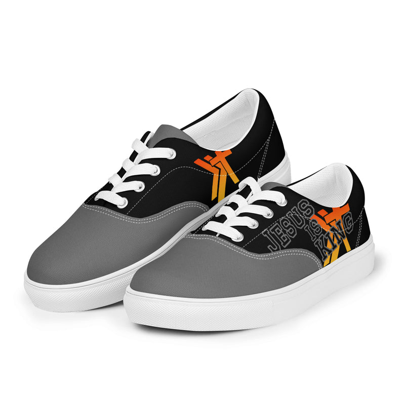 Men’s lace-up canvas shoes