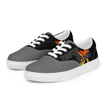 Men’s lace-up canvas shoes