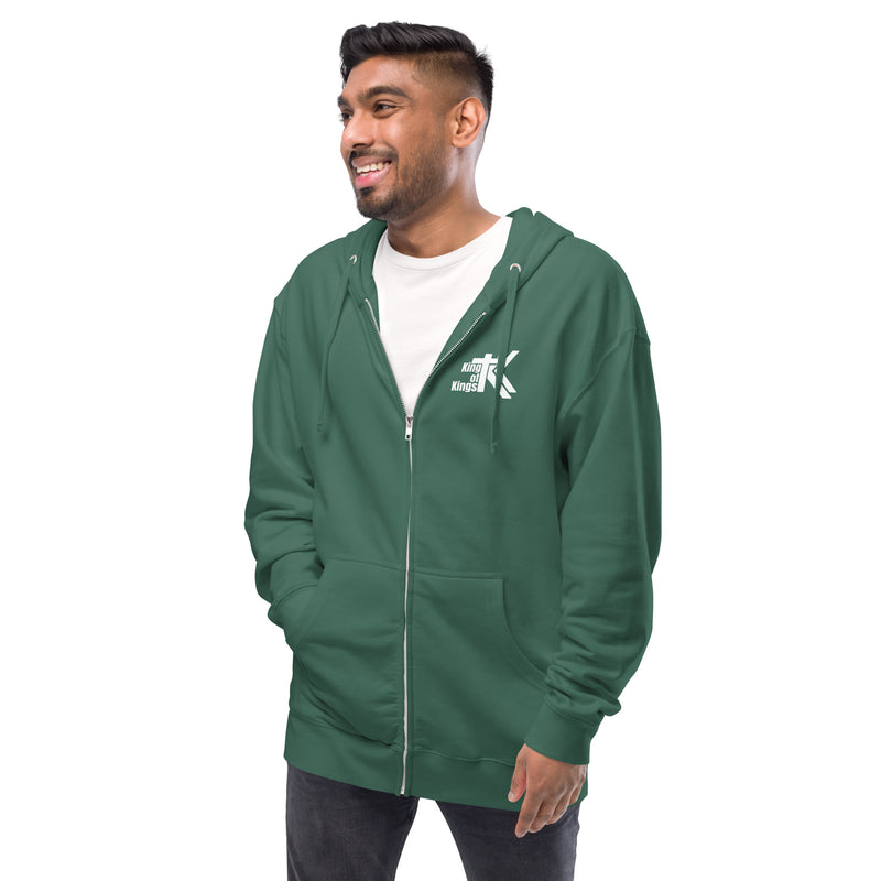 Fleece zip up jacket