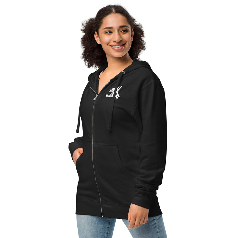 Fleece zip up jacket