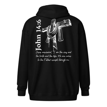 John 14:6 heavy blend zip up