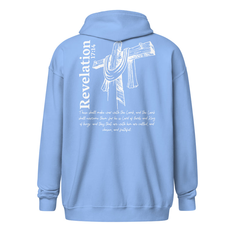 Revelation 17:14 heavy blend zip up