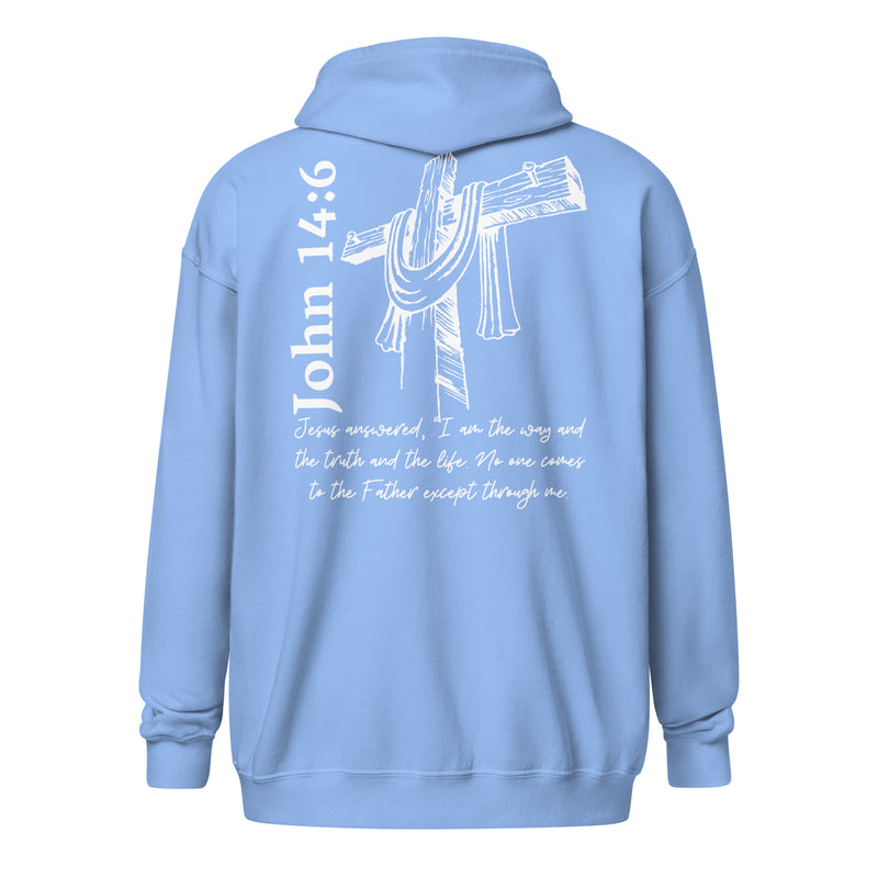 John 14:6 heavy blend zip up