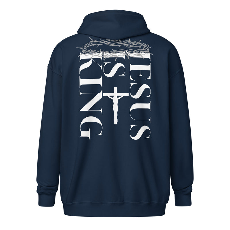 Jesus is King zip hoodie