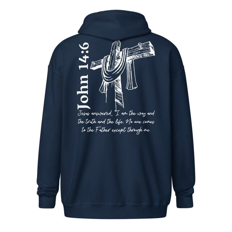 John 14:6 heavy blend zip up