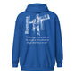 Romans 6:23 heavy blend zip up