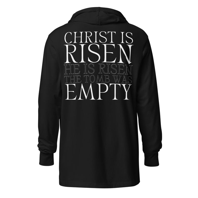 Christ is Risen Hooded long-sleeve