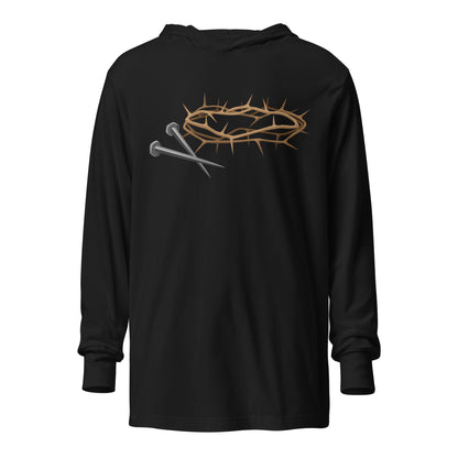 Hooded long-sleeve tee