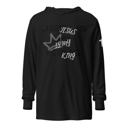 Jesus is King Hooded long-sleeve