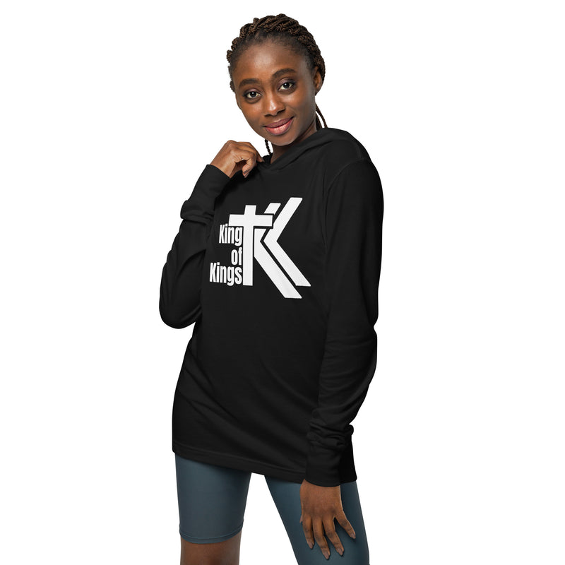 Hooded long-sleeve tee