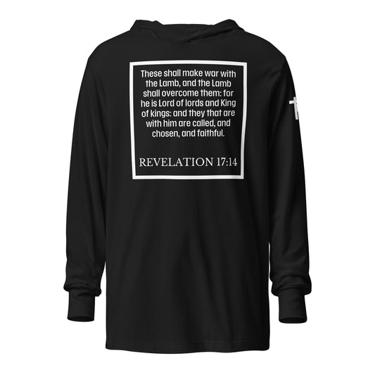 Revelation 17:14 Hooded long-sleeve