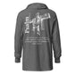 Psalm 29:10-11 Hooded long-sleeve