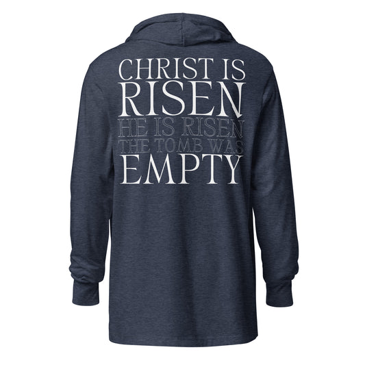 Christ is Risen Hooded long-sleeve