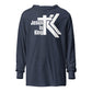 Jesus is King Hooded long-sleeve