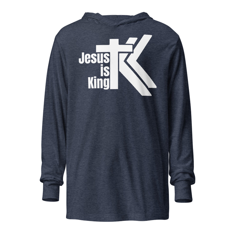 Jesus is King Hooded long-sleeve