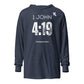 1 John 4:19 Hooded long-sleeve