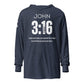 John 3:16 Hooded long-sleeve