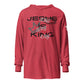 Jesus is King Hooded long-sleeve