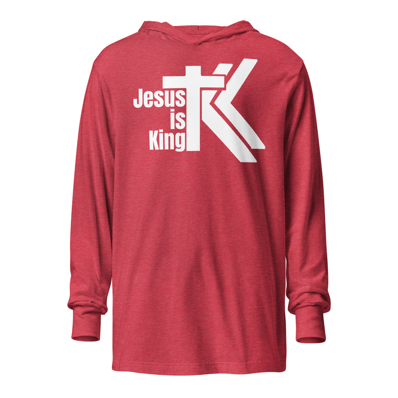 Jesus is King Hooded long-sleeve