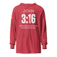 John 3:16 Hooded long-sleeve