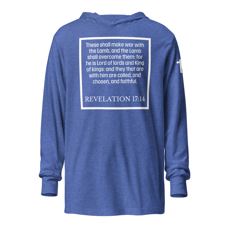 Revelation 17:14 Hooded long-sleeve