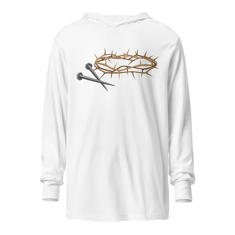 Hooded long-sleeve tee