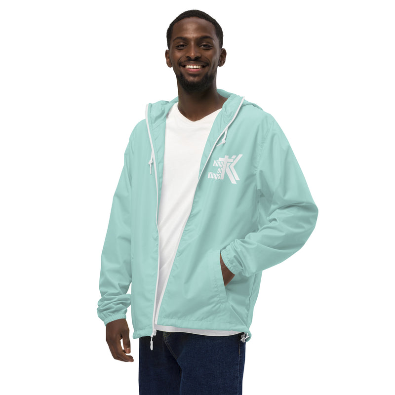 Lightweight zip up windbreaker