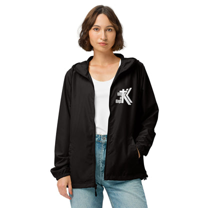 Lightweight zip up windbreaker