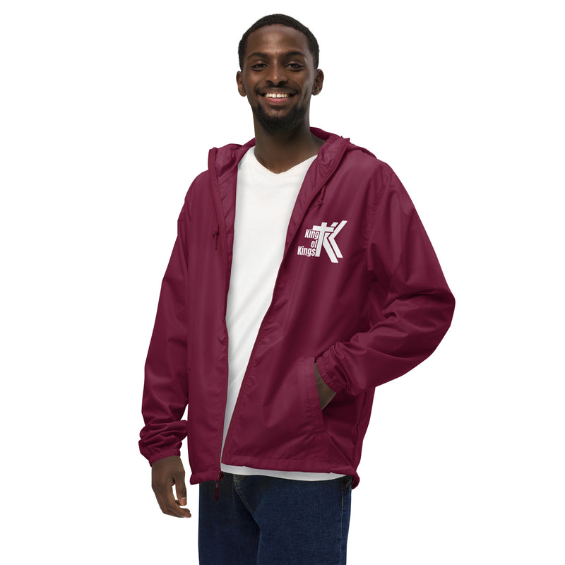 Lightweight zip up windbreaker