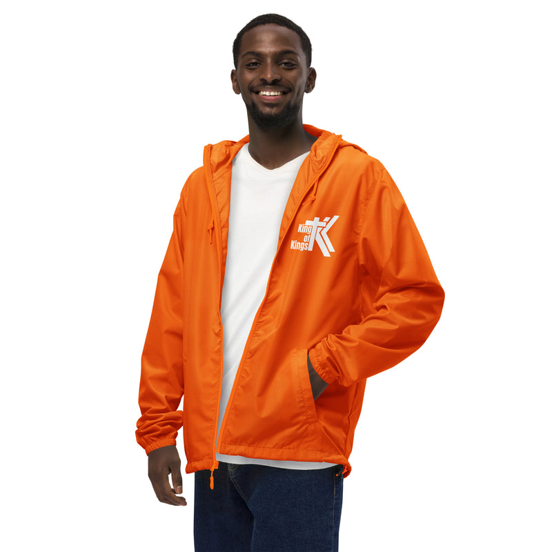 Lightweight zip up windbreaker