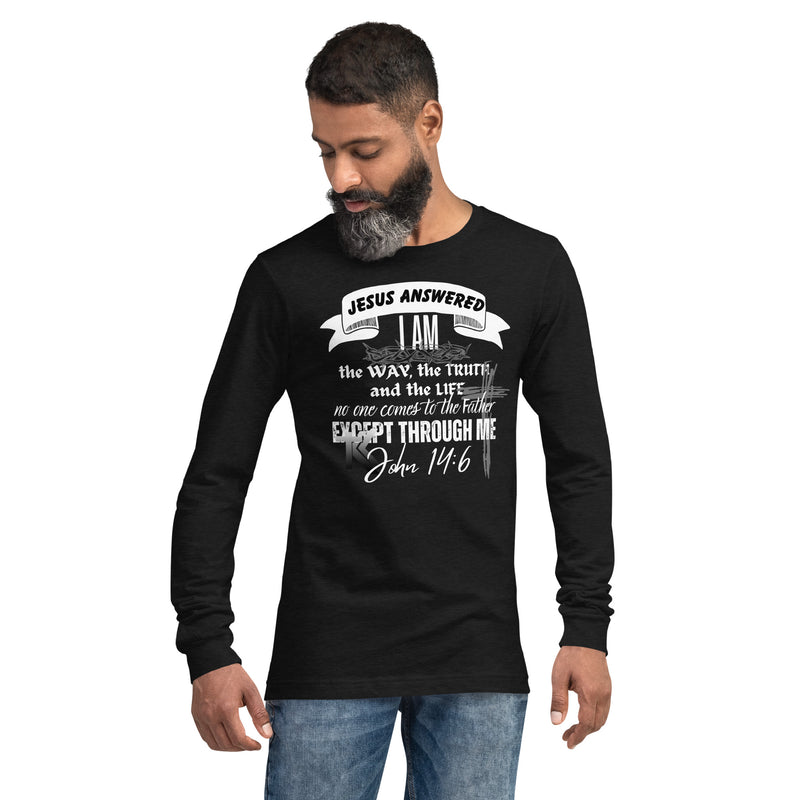 Unisex John 14:6 Long Sleeve Tee