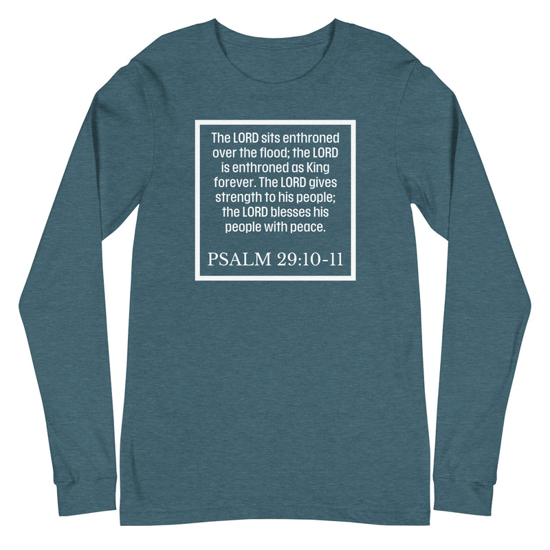 Psalm 29:10-11 Long Sleeve