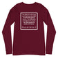 Psalm 29:10-11 Long Sleeve